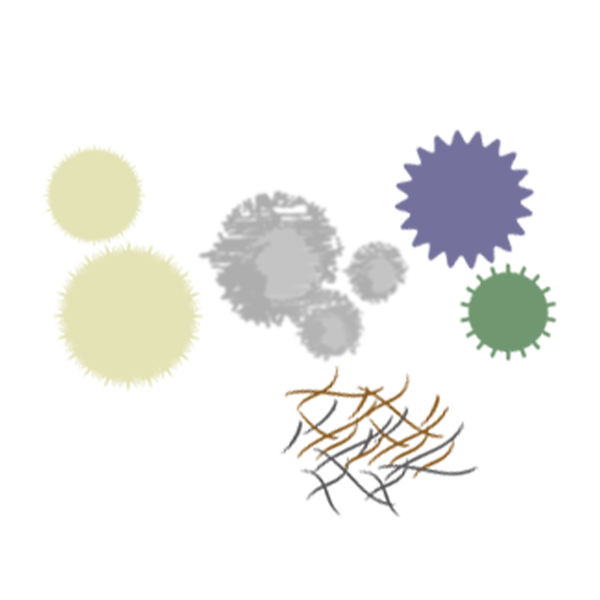 仏壇本体に付着した煤汚れ