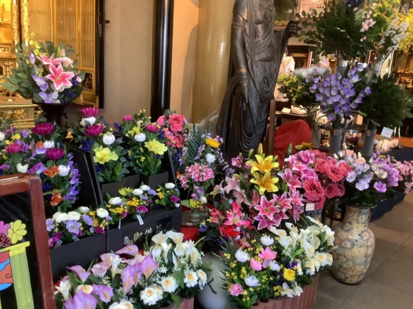 仏花・組花【佐賀・鳥栖・基山・小郡・みやき町の仏壇店・墓石店　菅佛具（すがぶつぐ）】お試し